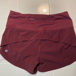 High rise lululemon speed up short